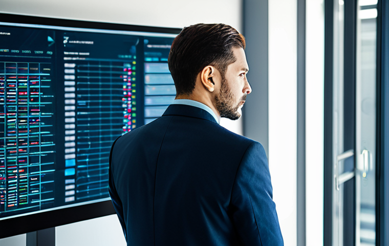 A focused professional project manager in a modest business suit, standing confidently in a modern, secure digital operations center. The background features abstract representations of interconnected secure data networks and transparent trust metrics. The manager is looking thoughtfully at a holographic display showing encrypted data streams and real-time user trust ratings. The overall atmosphere is one of security and reliability, emphasizing digital trust and robust data protection in the sharing economy. Professional photography, studio lighting, fully clothed, appropriate attire, safe for work, appropriate content, perfect anatomy, correct proportions, natural pose, well-formed hands, proper finger count, natural body proportions, professional, high quality.