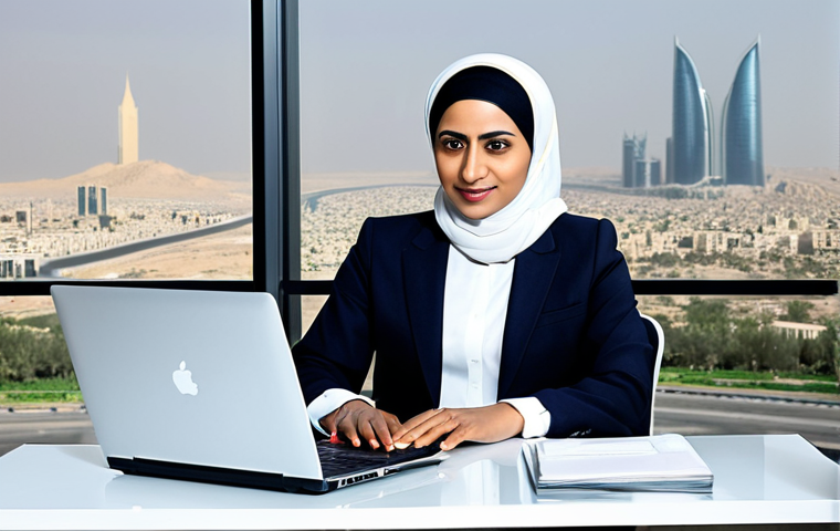 디지털 공유경제의 시장 규모 분석 - Modern Riyadh Professional**

"A successful Saudi businesswoman in a stylish, modest business suit, ...